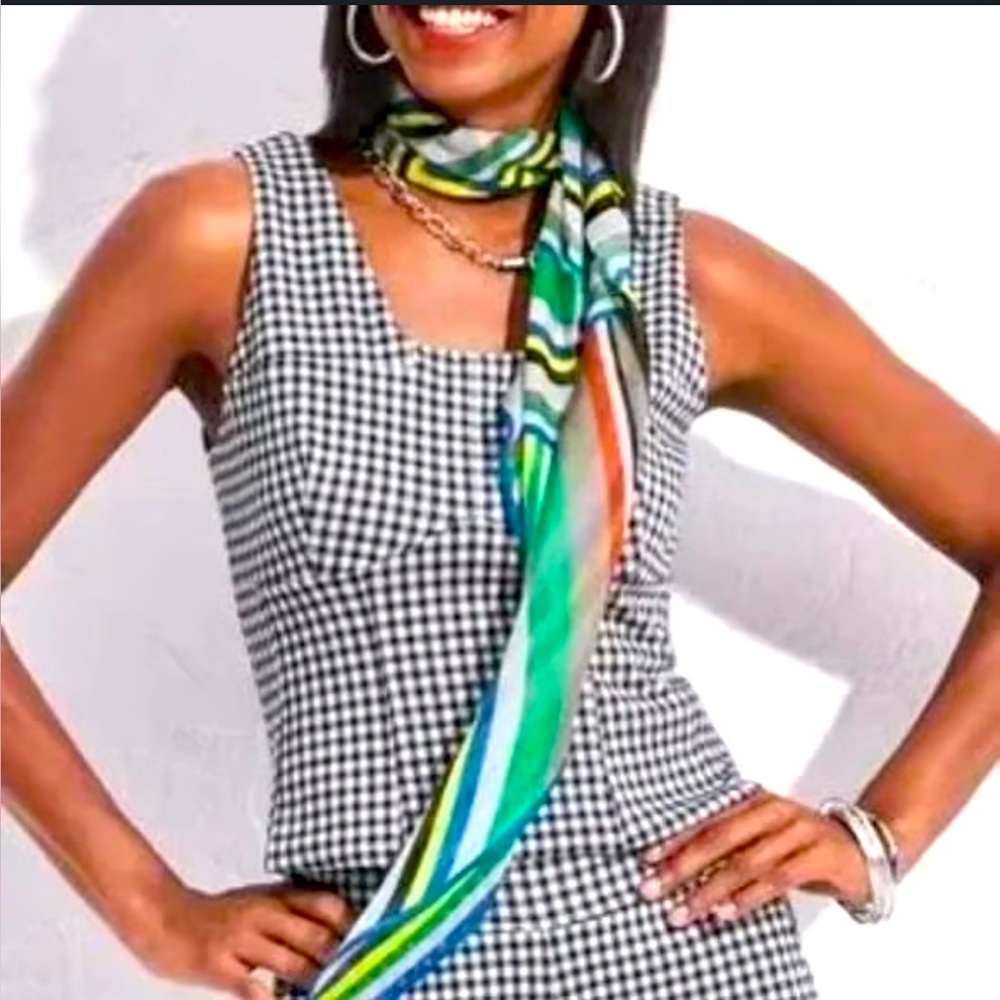 Cabi Gingham Structured Tank